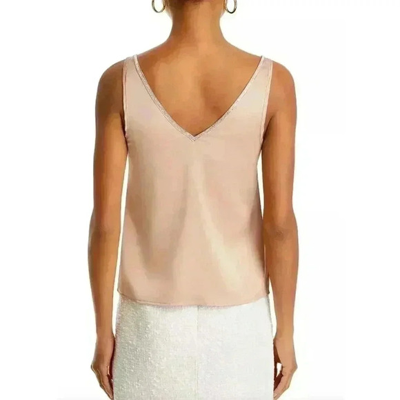 Generation Love Women's Christie Crystal Tank Small Latte Sleeveless Embellished - Picture 7 of 12